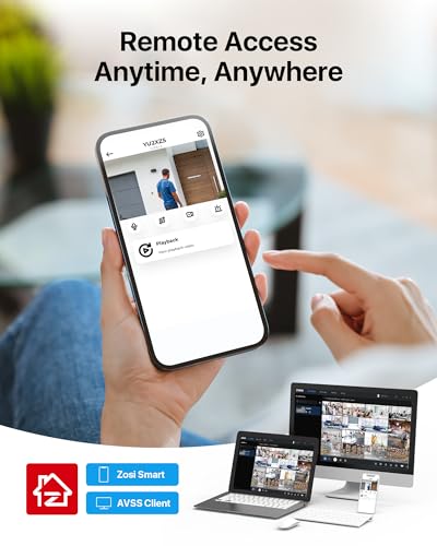 ZOSI 32 Channel 4K PoE Security Camera System, 32 x 4K Spotlight Outdoor Indoor Cameras, Face Person Vehicle Detection, 2 Way Audio, 32CH 8MP Surveillance NVR with 8TB HDD for Business 24/7 Recording - Image 2