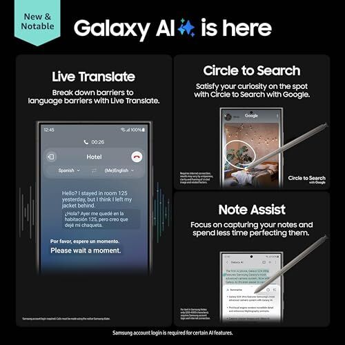 Samsung Galaxy S24 Ultra Cell Phone, 256GB AI Smartphone, Unlocked Android, 200MP, 100x Zoom Cameras, Fast Processor, Long Battery Life, Edge-to-Edge Display, S Pen, US Version, 2024, Titanium Violet - Image 5